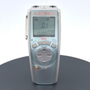 Olympus VN-240 Digital Voice Recorder Silver Handheld Dictaphone Tested Working